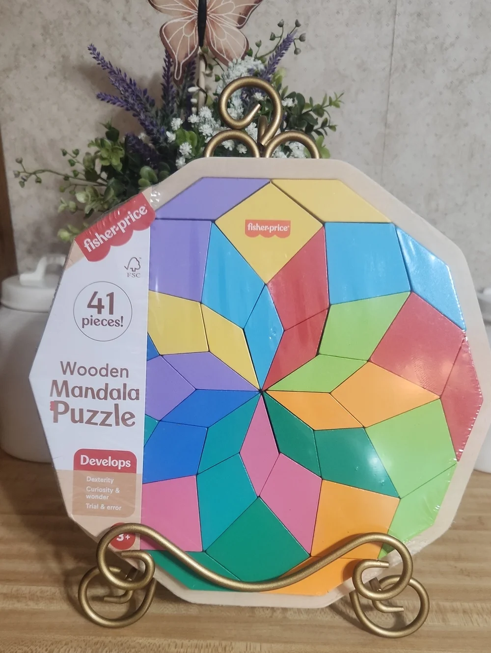 Fisher Price Wooden Mandala Puzzle